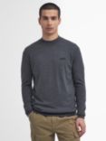 Barbour International Merlin Turtle Neck Jumper, Charcoal Marl