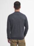 Barbour International Merlin Turtle Neck Jumper, Charcoal Marl