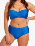 Seaspray Bora Bora Ruched Strapless Bikini Top, Blue