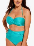 Seaspray Zambia Bandeau Bikini Top, Turquoise