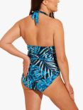 Seaspray Bora Bora Halterneck Long Length Swimsuit, Blue Multi