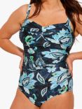 Seaspray Kerala Twist Bust Long Length Swimsuit, Multi