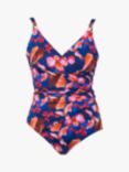 Seaspray Sakura Long Length Swimsuit, Blue/Multi