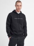 Barbour International Shadow Hoodie, Black/White