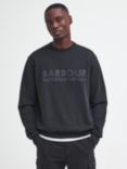 Barbour International Otis Logo Crew Neck Sweatshirt, Black, Black