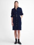 Barbour Noelle Cord Midi Dress, Navy