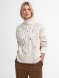 Barbour Fleur Knit Jumper, Ecru