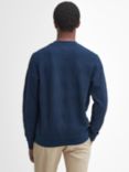 Barbour Diamond Crew Jumper, Navy