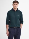 Barbour Walkford Long Sleeve Tailored Polo Shirt, Sapphire Navy