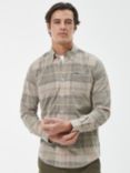 Barbour Blair Tailored Tartan Cotton Shirt, Forest Mist