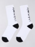 Edwin Gothic Socks, White