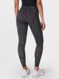 Sweaty Betty Zero Gravity Run Sports Leggings, Grey Leopard Print