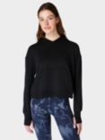 Sweaty Betty After Class Organic Cotton Blend Hoodie, Black