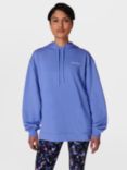 Sweaty Betty Revive Longline Hoodie, Cornflower Blue