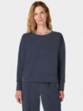 Sweaty Betty Sand Wash Jumper, Navy Blue, Navy Blue