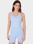 Sweaty Betty All Day Cropped Tank Top, Breeze Blue