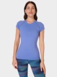 Sweaty Betty Athlete Seamless Gym Top, Cornflower Blue