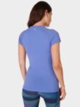 Sweaty Betty Athlete Seamless Gym Top, Cornflower Blue