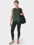 Sweaty Betty Soft Flow Studio Tank Top, Trek Green