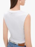 MISS SIXTY Logo Slim Fit Tank Top, White