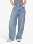 MISS SIXTY Boxer Waistband Jeans, Light Blue