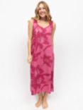 Fable & Eve Covent Garden Floral Print Nightdress, Pink