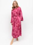 Fable & Eve Covent Garden Floral Dressing Gown, Pink