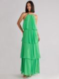 Ro&Zo Savannah Tiered Chiffon Maxi Dress, Green