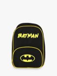 Fabric Flavours Kids' Batman Backpack, Black/Yellow