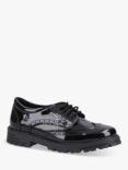 Hush Puppies Kids' Maxine Patent Brogues, Black