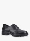 Hush Puppies Kids' Athena Junior Leather Brogues, Black