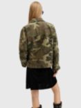 AllSaints Elm Camouflage Jacket, Green/Multi