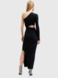 AllSaints Daisy Cut Out Dress, Black