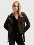 AllSaints Suede Balfern Biker Jacket