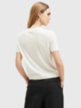 AllSaints Bern Wool Knit Top, White Natural