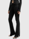 AllSaints Peaches Slim Fit Trousers, Black