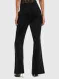 AllSaints Sevenh Flared Cord Trousers, Black