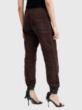 AllSaints Val Cargo Trousers, Dark Red