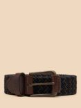 White Stuff Woven Belt, Navy Multi