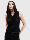 AllSaints Vivian Wool Blend Tank Top, Black