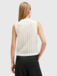 AllSaints Vivian Wool Blend Tank Top, White Natural