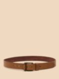 White Stuff Leather Belt, Mid Tan