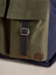 White Stuff Theo Canvas Backpack, Navy/Multi