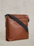 White Stuff Frankie Leather Shoulder Bag, Mid Tan