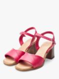 Moda in Pelle Lanie Leather Heeled Sandals, Pink