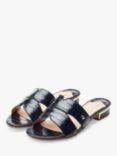 Moda in Pelle Murah Patent Mocc Croc Sandals