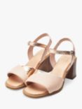 Moda in Pelle Lanie Leather Heeled Sandals, Neutral