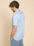 White Stuff Geo Shirt, White/Multi