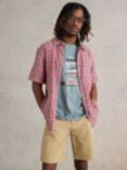 White Stuff Madras Shirt, Pink/Multi