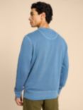 White Stuff Crew Sweatshirt, Mid Blue